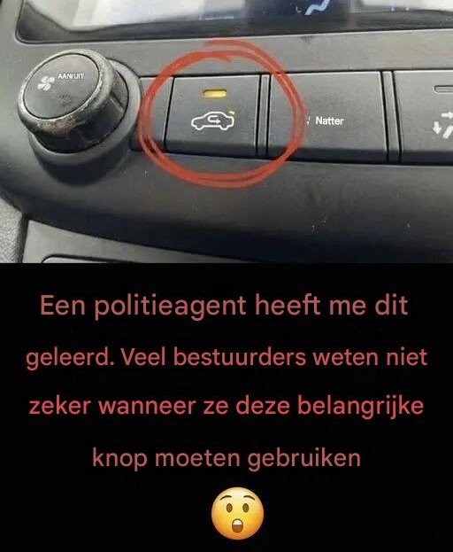 Wat de knop voor luchtcirculatie betekent voor uw rijervaring