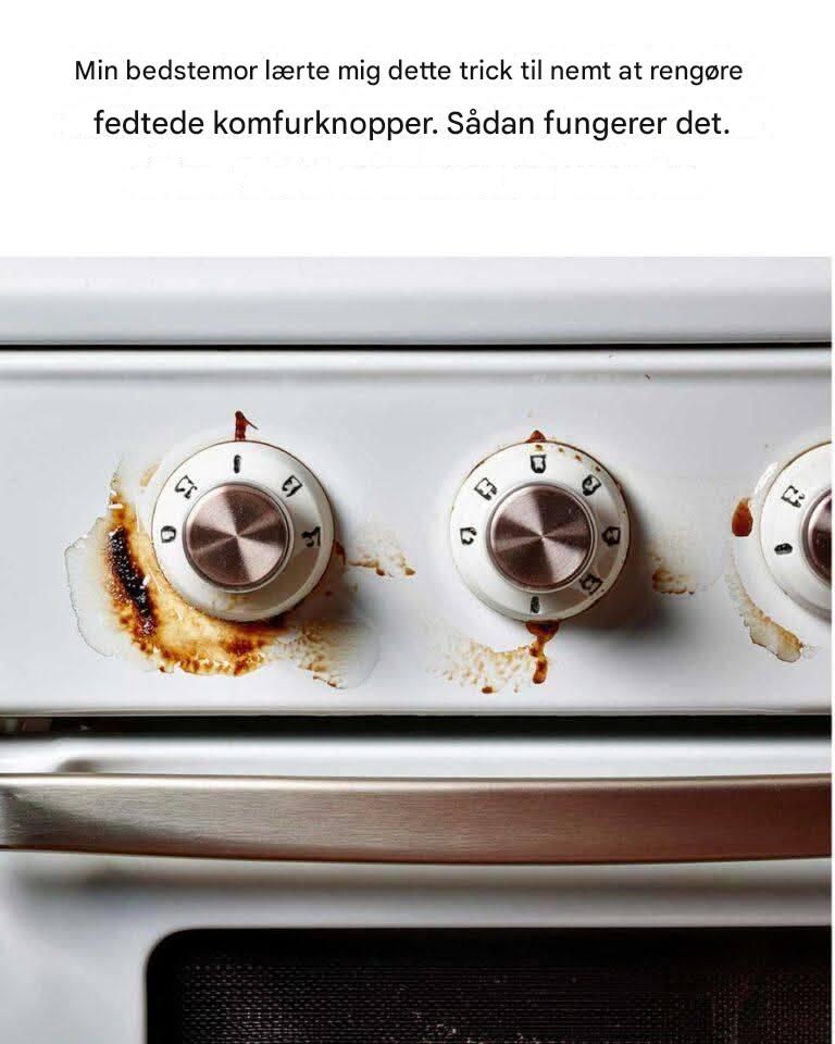 Rengøring af Fed Range-knapper: Nanas simple trick