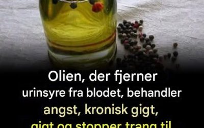 Denne enkle naturlige olie får urinsyre til at forsvinde … lægerne er chokerede