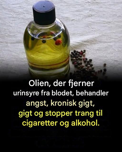 Denne enkle naturlige olie får urinsyre til at forsvinde … lægerne er chokerede