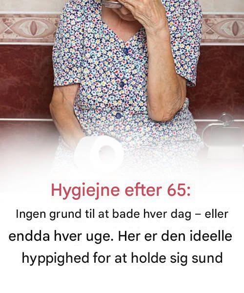 Hvorfor daglige brusebade efter 65 kan gøre mere skade end gavn