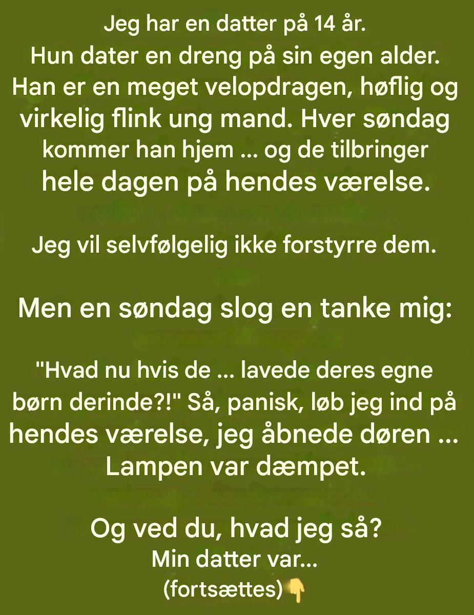 Jeg gik i panik, da jeg åbnede døren til min teenagedatters værelse. Det, jeg opdagede der, overraskede mig virkelig