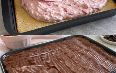 Denne jordbærkage med chokolade har allerede vundet mange hjerter!