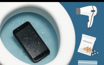 Hvad skal man gøre, når en mobiltelefon falder i vandet?