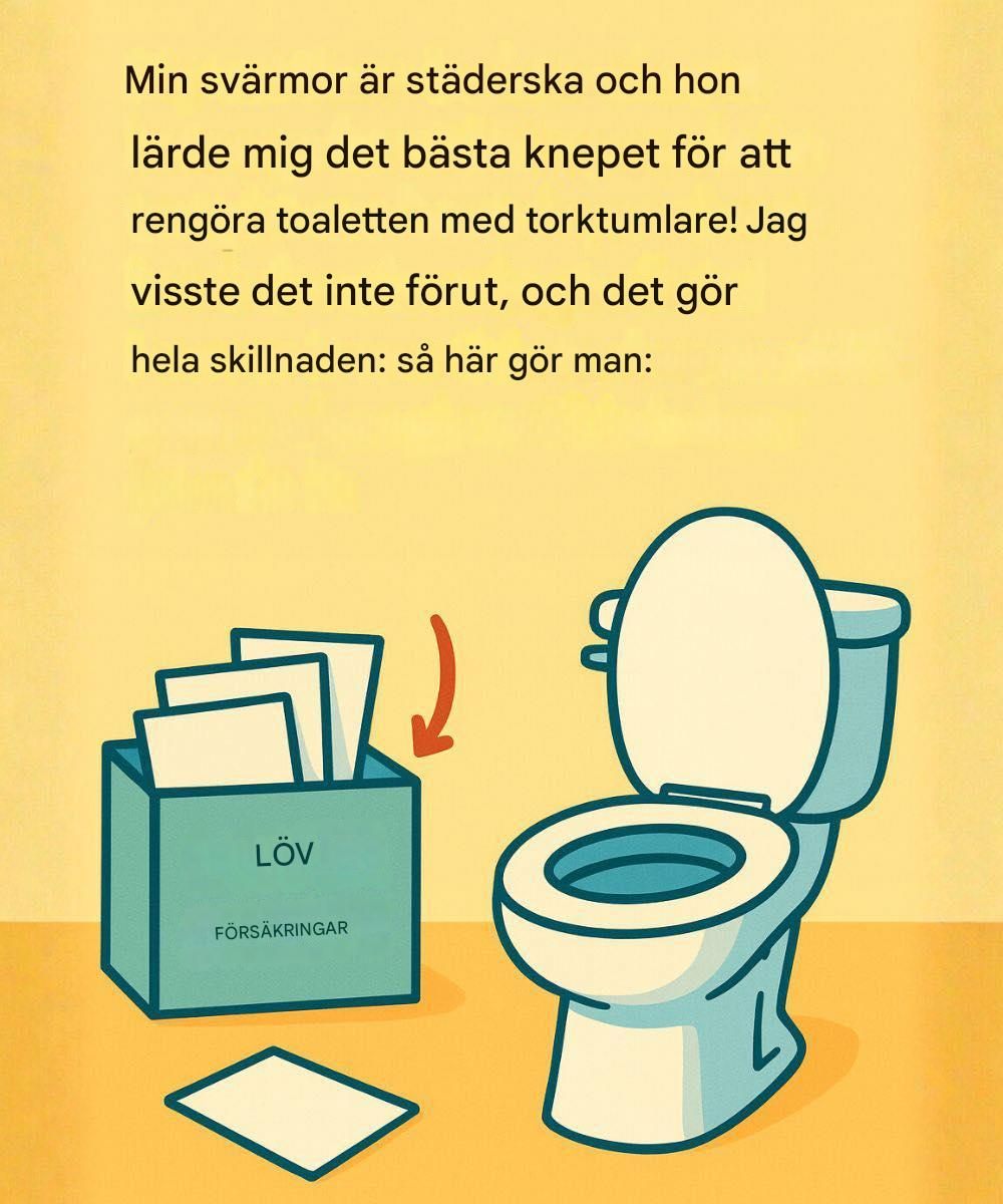 Tørretumbler-tricket, der gør rengøring af toilettet så nemt
