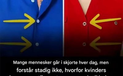 Hvorfor er knapperne på herre- og dameskjorter altid på modsatte sider?