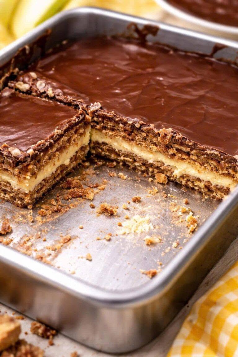 🍫Hjemmelavet bedstemors kage (Easy Opskrift og UDEN Ovn)