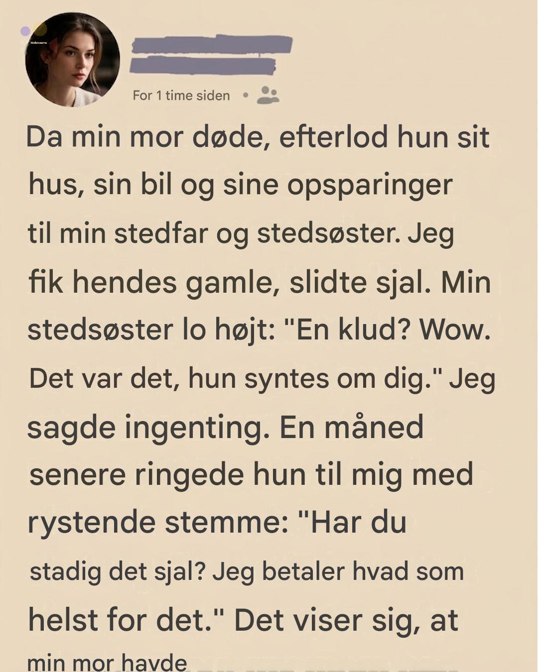 De lo, da jeg arvet en “værdiløs klud ”— indtil sandheden kom ud.