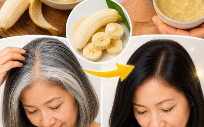 Her er den hemmelige bananskræl-opskrift, der gør bedstemors grå hår sort igen