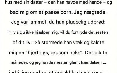 Da fortiden vendte tilbage valgte jeg at beskytte min fred.