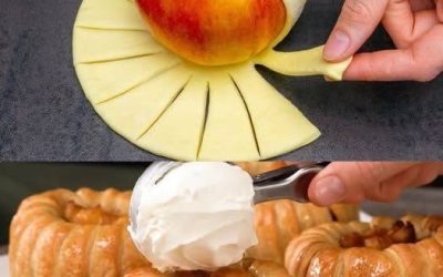 Hurtig dessert med æble og butterdej – Lækker fornøjelse på få minutter!