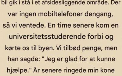 Hvordan en uselvisk studerende trådte til, da det gjaldt mest