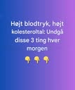 Højt blodtryk og høj kolesterol: 3 ting, du skal undgå hver morgen