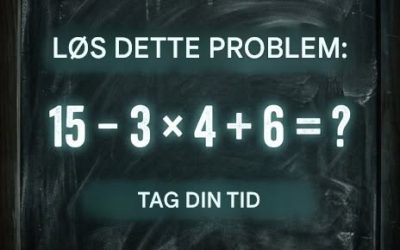 Kompleks matematikproblem: kan du løse det uden at begå fejl?