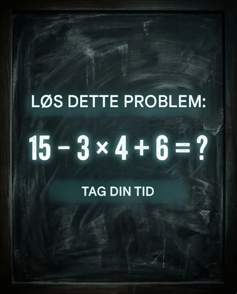 Kompleks matematikproblem: kan du løse det uden at begå fejl?
