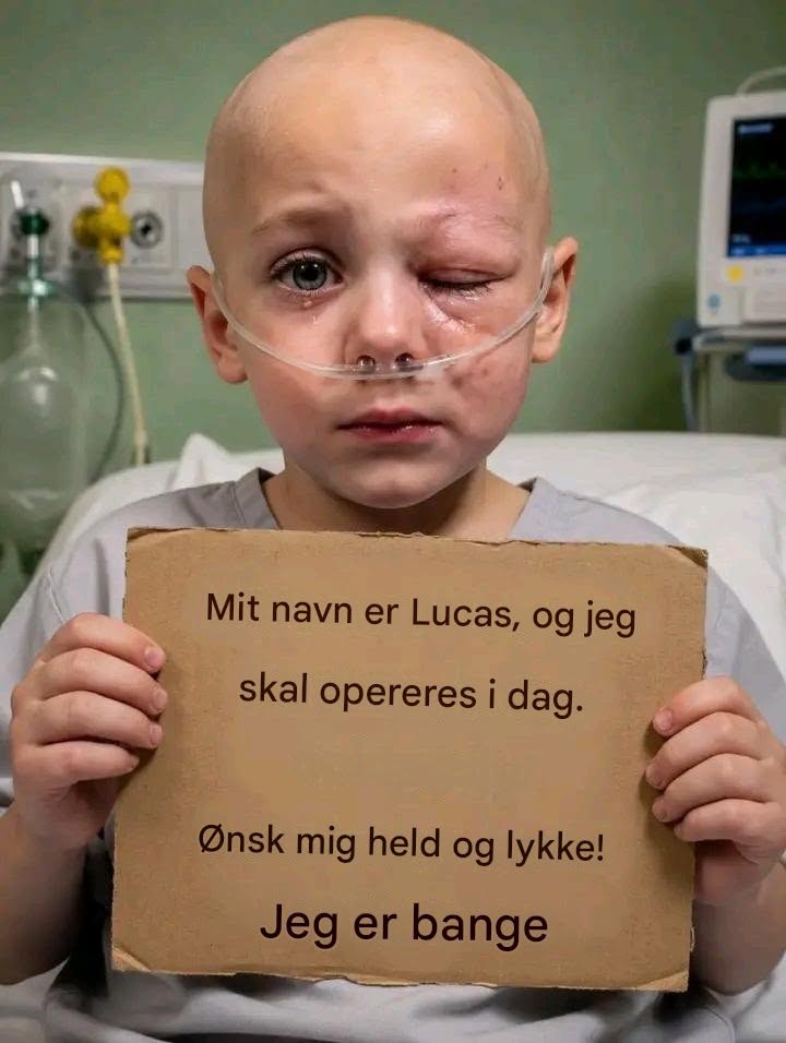 I dag står en modig dreng over for et af de største øjeblikke i sit liv. Mød Lucas..