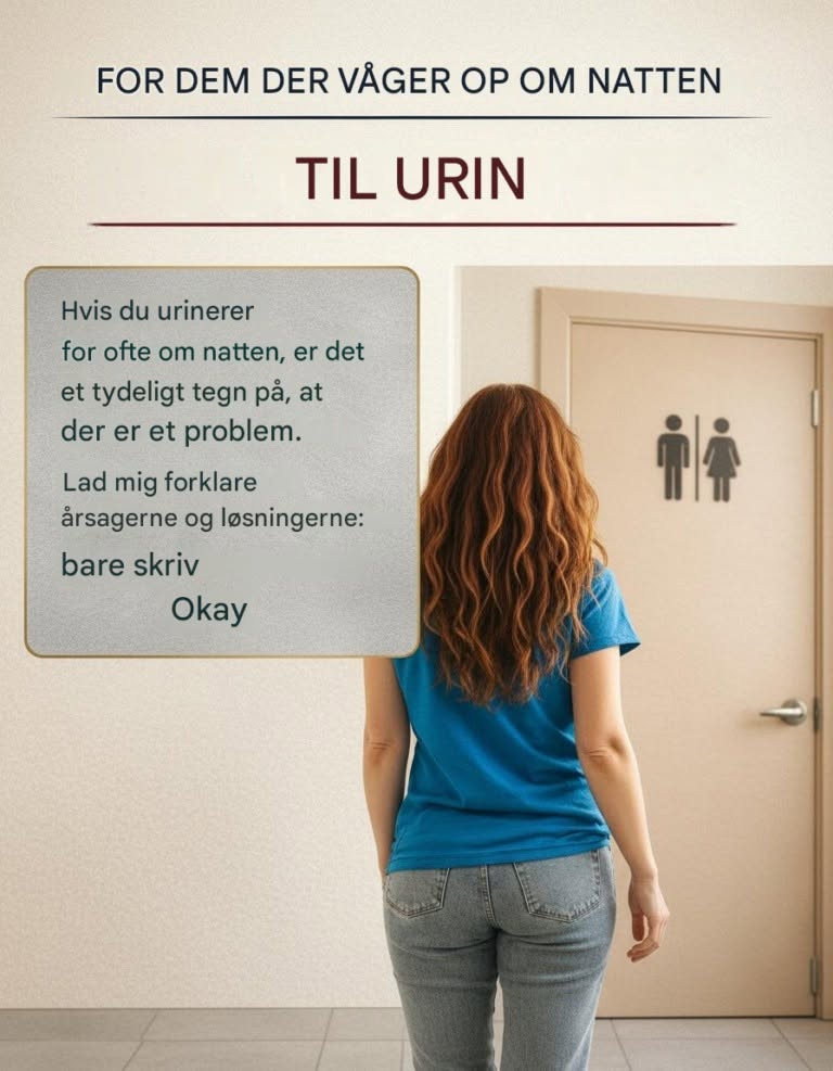 Konsekvenser af at stå op flere gange om natten for at urinere.