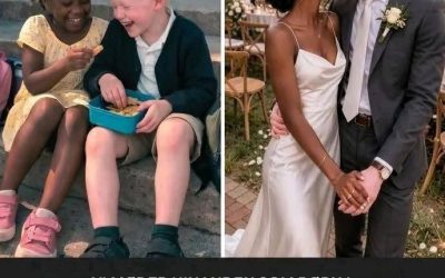 Vi mødtes i plejefamilier. Ingen forventede, at vi ville finde hinanden igen. Men Gud mister aldrig sine planer af syne. Jeg var fem år gammel. En lille sort pige på et adoptionscenter. En eftermiddag holdt personalet en lille ceremoni for at opmuntre os. Så stod jeg ved siden af ​​en stille dreng ved navn Bryn. Han havde albinisme. Folk så på ham, som de så på mig. To børn. De lærte begge tidligt, hvordan det var at være "anderledes". Det varede ikke længe, ​​fø