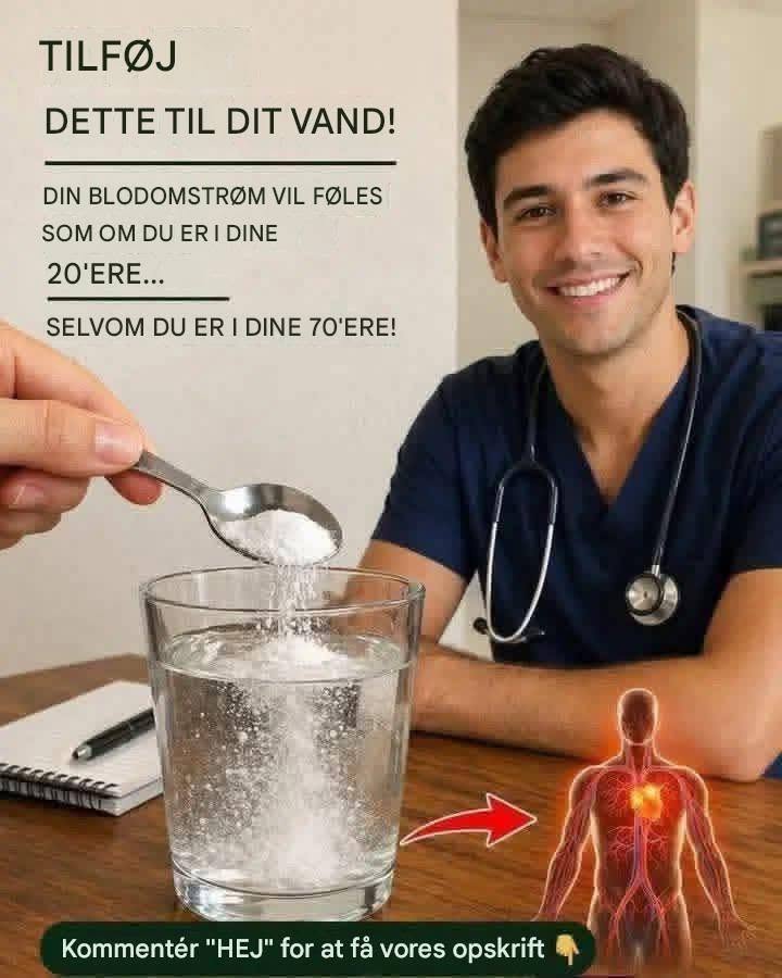 Seniorer: Drik ikke bare almindeligt vand, tilsæt dette mineral for perfekt blodcirkulation. For at fortsætte med at modtage mine opskrifter, skal du bare sige noget … Tak!