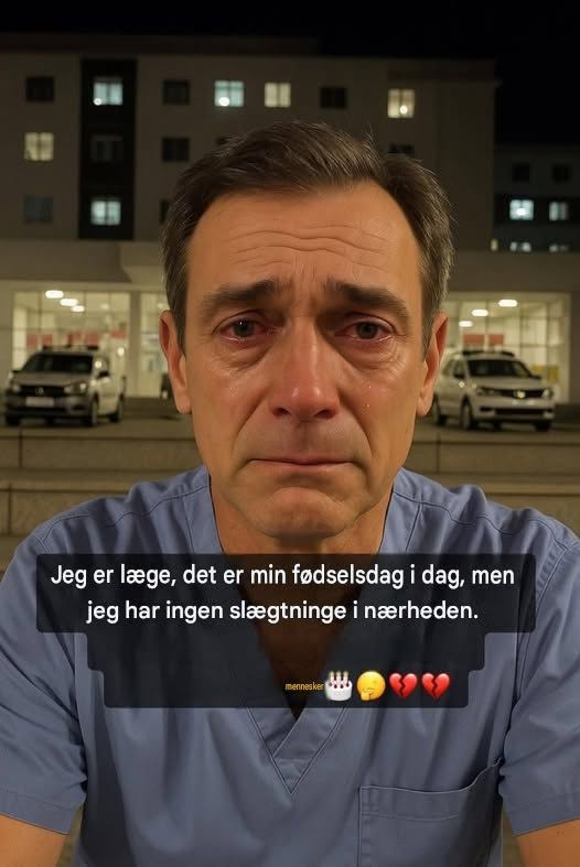 At være læge betyder ikke, at man er lavet af sten. 😢