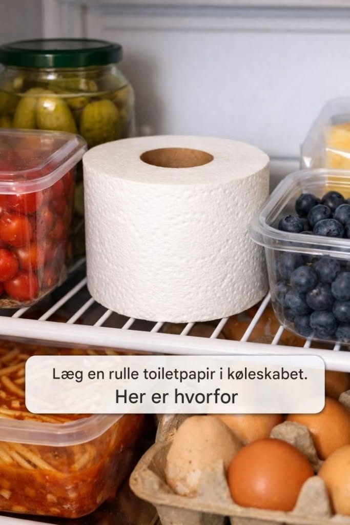 Læg en rulle toiletpapir i køleskabet. Her er hvorfor