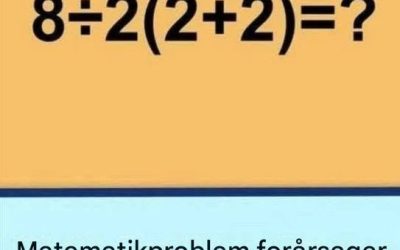 Matematikproblem deler internettet