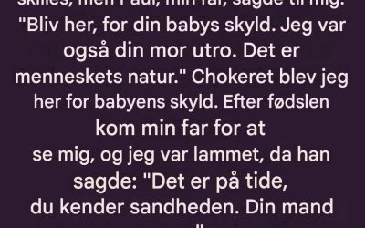 Min mand snydt på mig under min graviditet … så afslørede min far en chokerende hemmelighed for mig