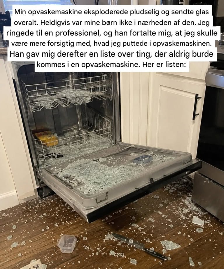 8 Ting, som du absolut ikke bør lægge en opvaskemaskine