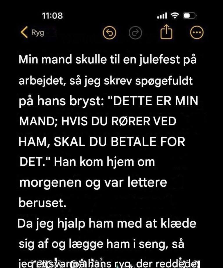 Besked om min mandst bliver til en Sh0cking-åbenbaring