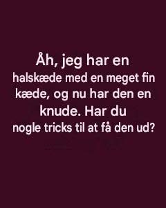 Forstå problemet: Hvorfor fine kæder let knytter sig