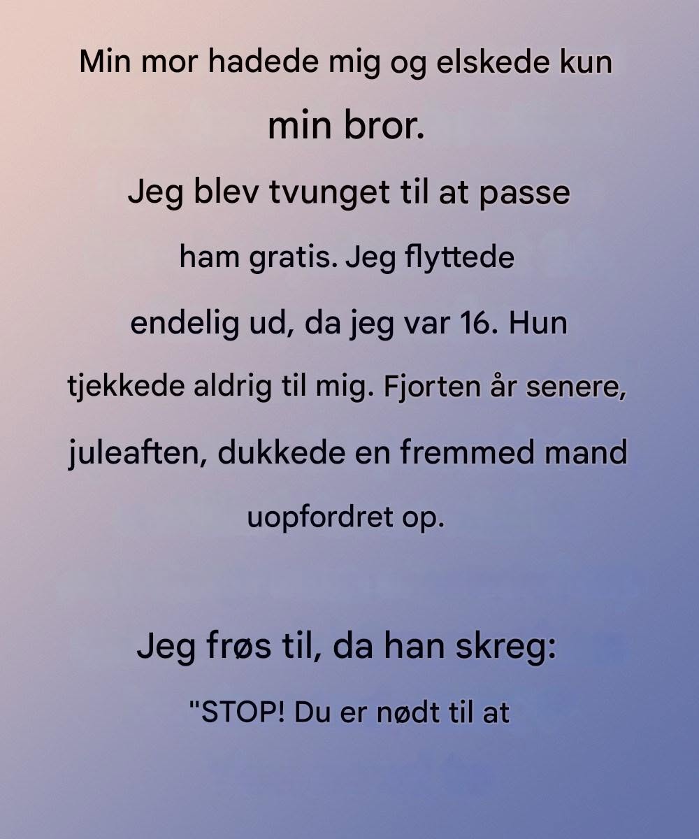 “Et besøg på en juleaften, der ændrede alt”