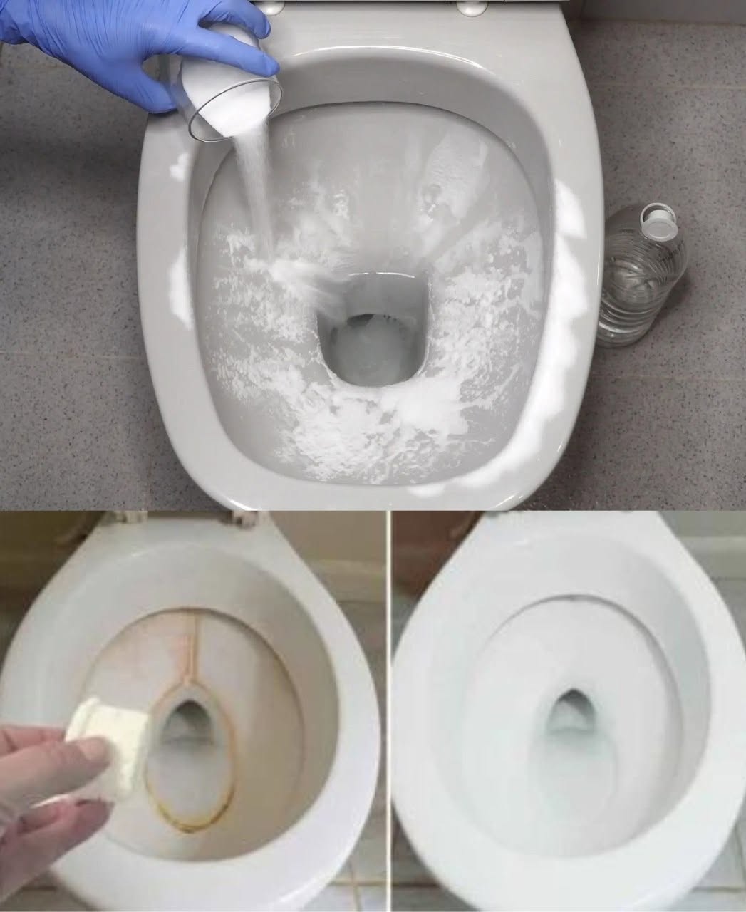 Toiletrengøring: Siden jeg opdagede denne metode, har mine toiletter altid været hvide og skinnende! Jeg bruger ikke kemikalier længere!