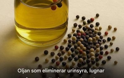 Olien er kendt for at fjerne urinsyre fra blodbanen, lindre angst, kronisk gigt, gigt og reducere trangen til cigaretter og alkohol.