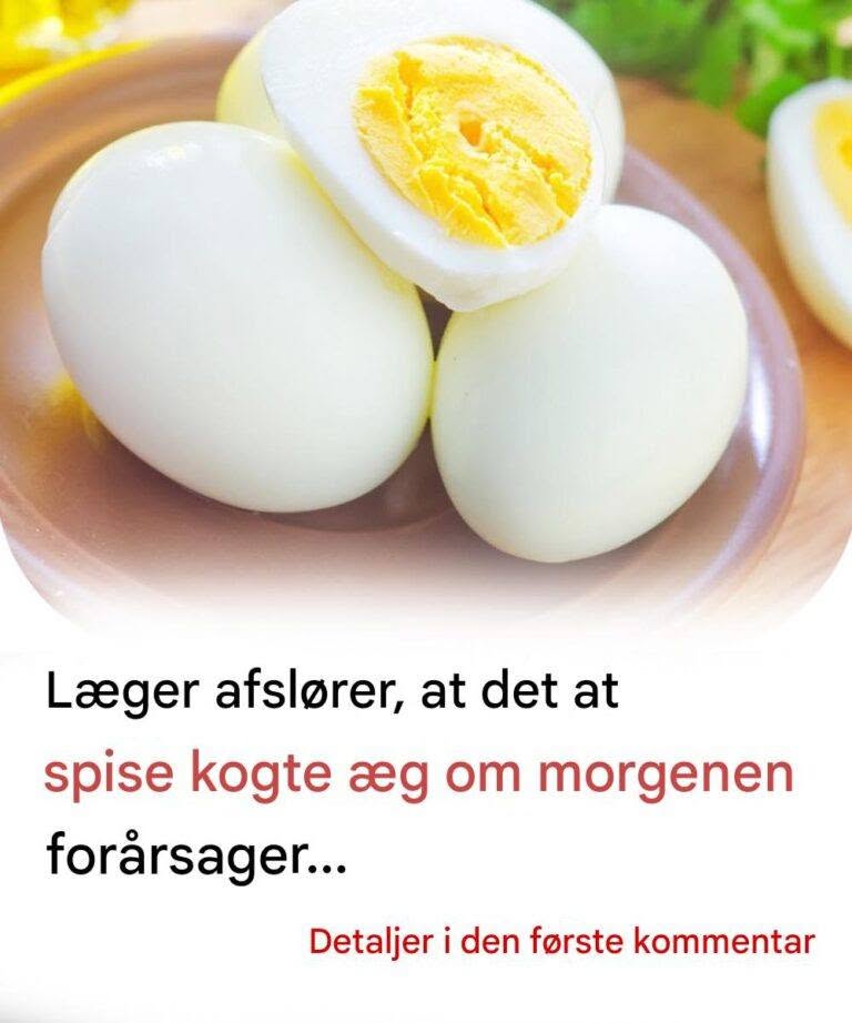 Læger afslører, at det at spise kogte æg om morgenen forårsager….