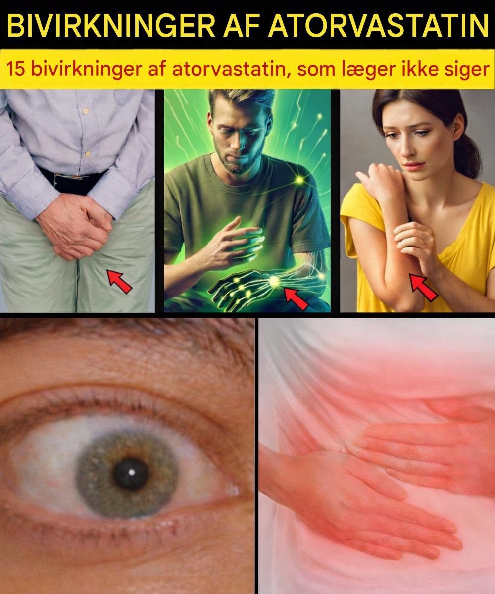 15 skjulte bivirkninger af atorvastatin, som din læge måske aldrig nævner (og hvad du kan gøre i dag)