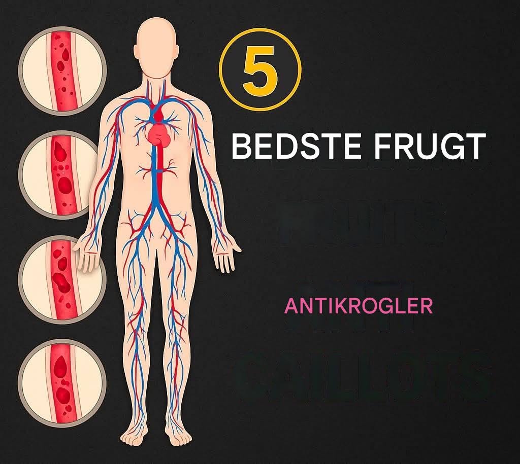 De 5 bedste frugter til at opløse blodpropper!