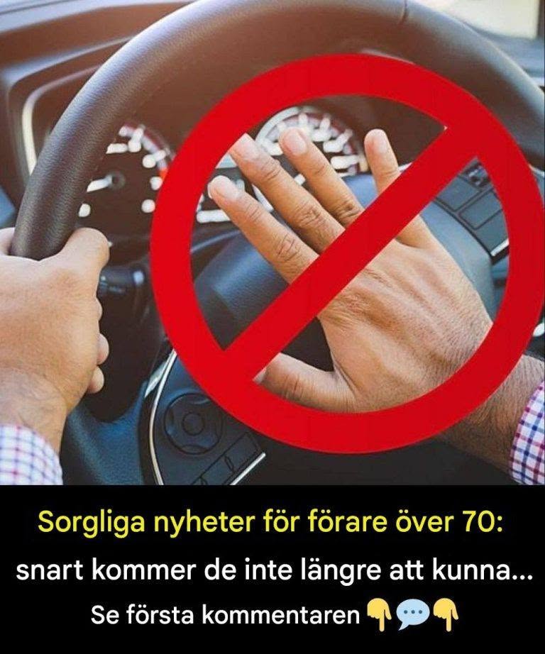 Triste nyheder for bilister over 70: snart vil de ikke længere kunne…