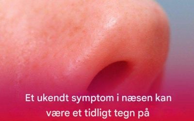Et mindre kendt næsesymptom kan være et tidligt tegn på Parkinsons sygdom.