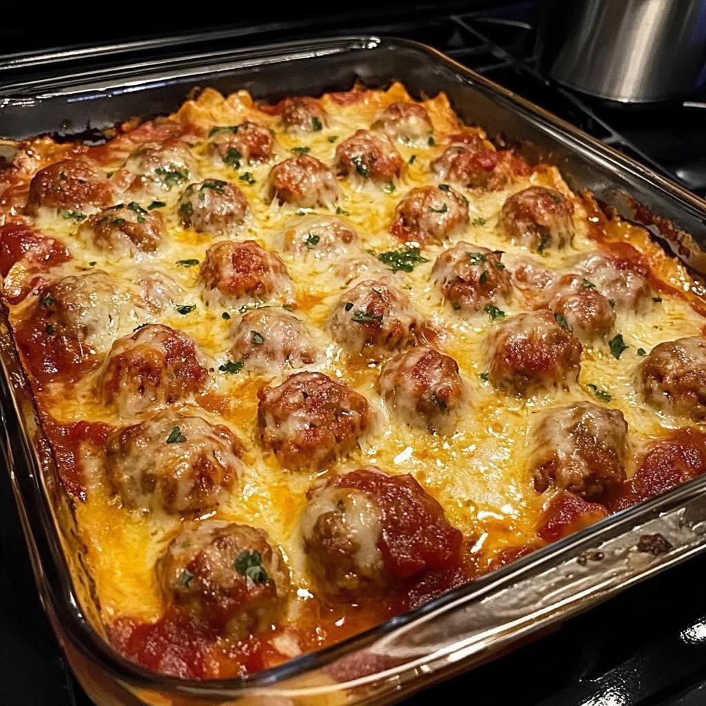 Dump and Bake kødbollegryde