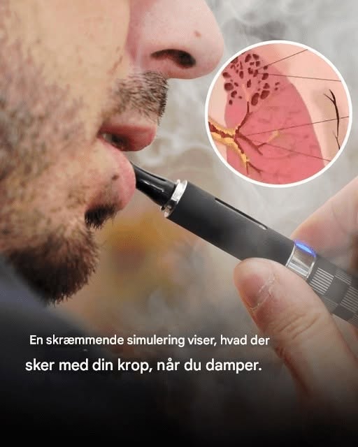 Skræmmende simulation afslører de skjulte farer ved vaping