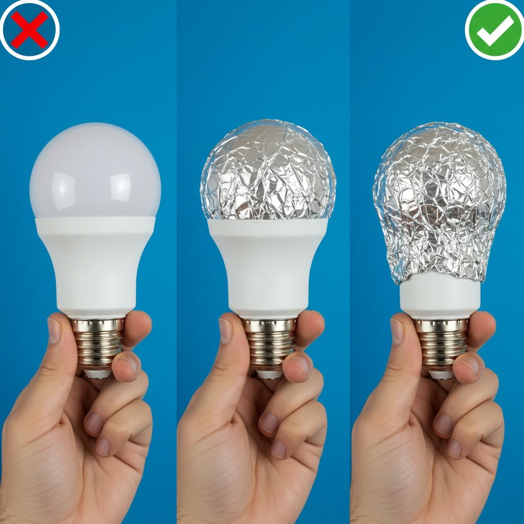 Sådan genopliver du en defekt LED-pære med et overraskende trick