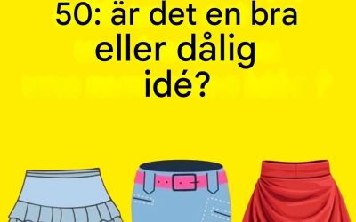 At bære en miniskørt som 50-årig: et dristigt træk eller en fejltagelse?
