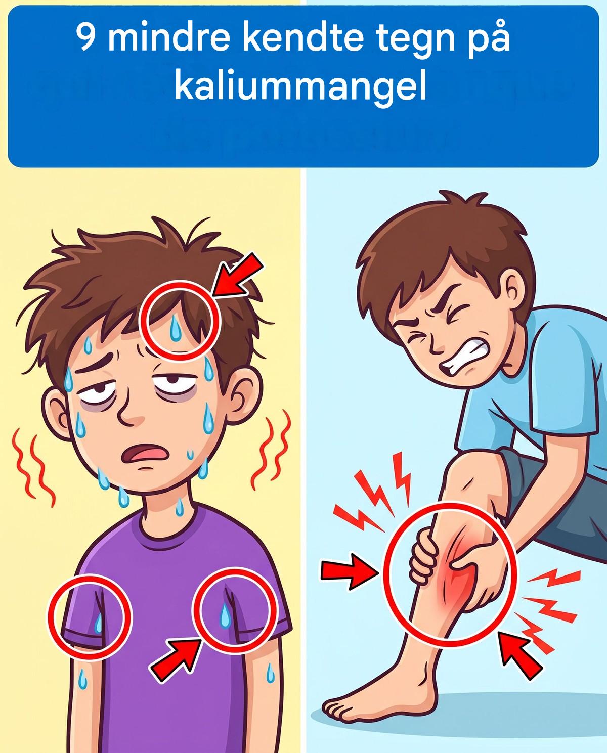 9 tegn på kaliummangel