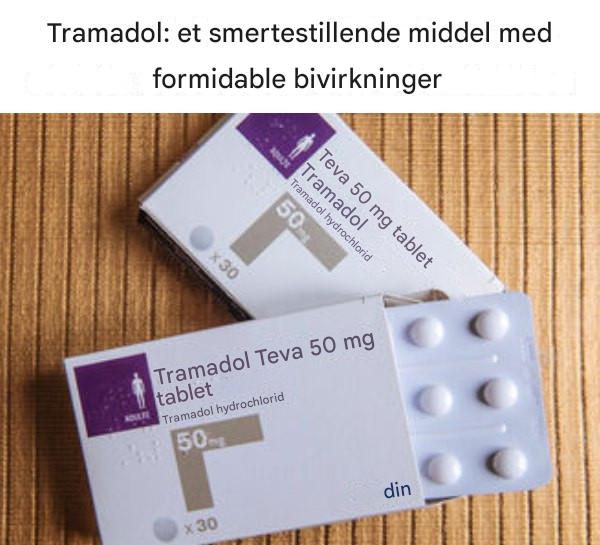 Tramadol: en smertestillende med frygtelige bivirkninger