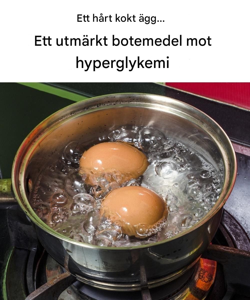 Et hårdkogt æg … Et fremragende middel mod hyperglykæmi