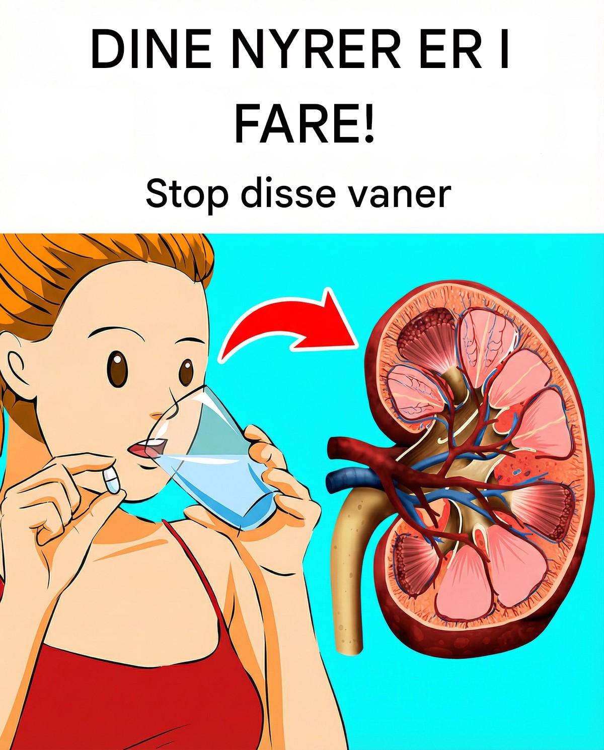15 daglige vaner, der ødelægger dine nyrer
