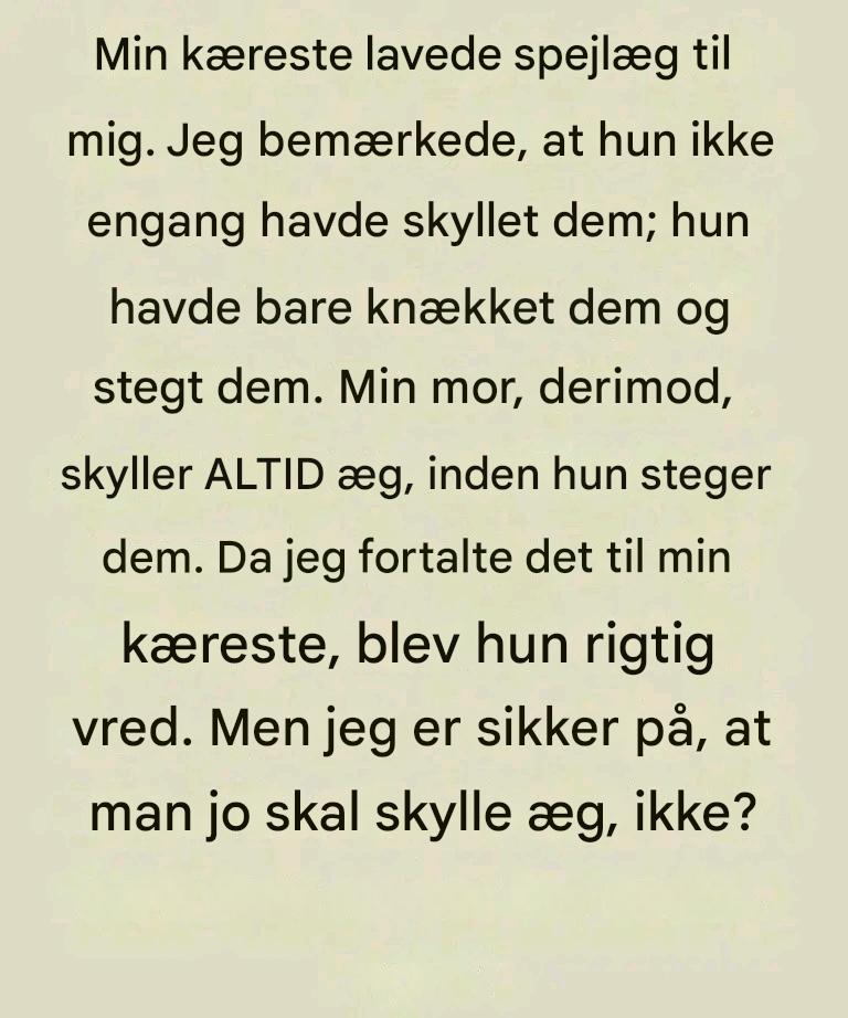 Bør du vaske æg før brug?