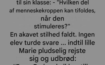 Et spørgsmål virker dristigt for ham midt i timen… Men svaret vil fuldstændig overraske hende (og dig også)!