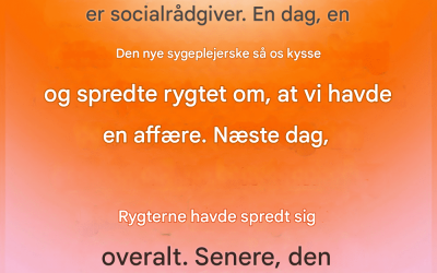 En simpel omfavnelse ved oprindelsen af en stor misforståelse og en lektion i arbejde