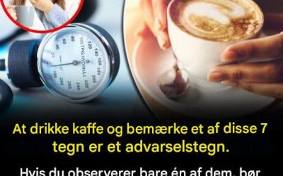 7 advarselstegn på, at du bør stoppe med at drikke kaffe